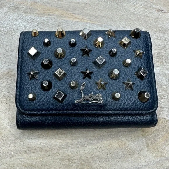 Christian Louboutin Studded Compact Wallet - Picture 4 of 12